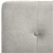 Safavieh Walsh Tufted Dining Side Chair in Gray and Chrome