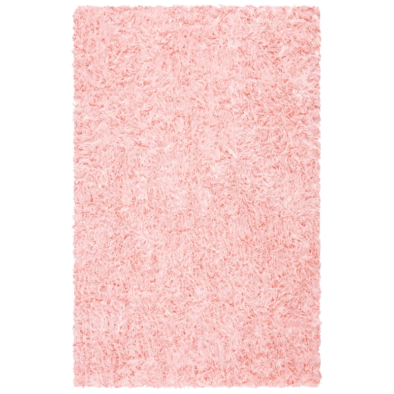 Safavieh 5' x 7' Faux Sheep Skin Rug in Pink