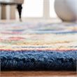 Safavieh Heritage 2' x 3' Hand Tufted Wool Rug in Navy and Ivory