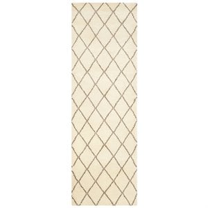 Safavieh Loft 2'6&quot x 8' Hand Knotted Wool Runner Rug in Cream