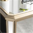 Safavieh Giana 3 Drawer Mirrored Nightstand in Gold