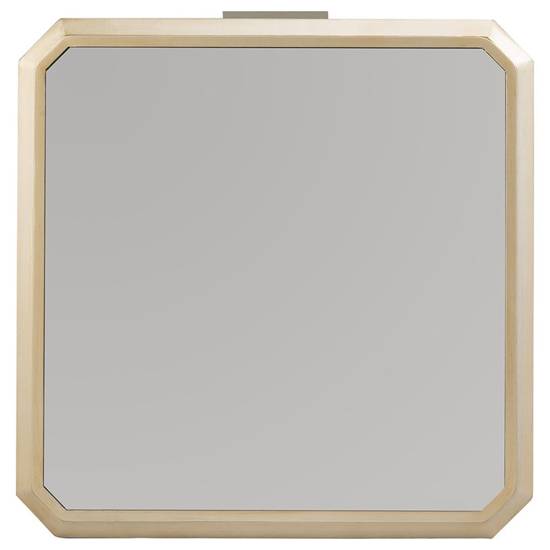 Safavieh Giana 3 Drawer Mirrored Nightstand in Gold