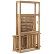 Safavieh Griffen 3 Piece Patio Dining Set in Natural