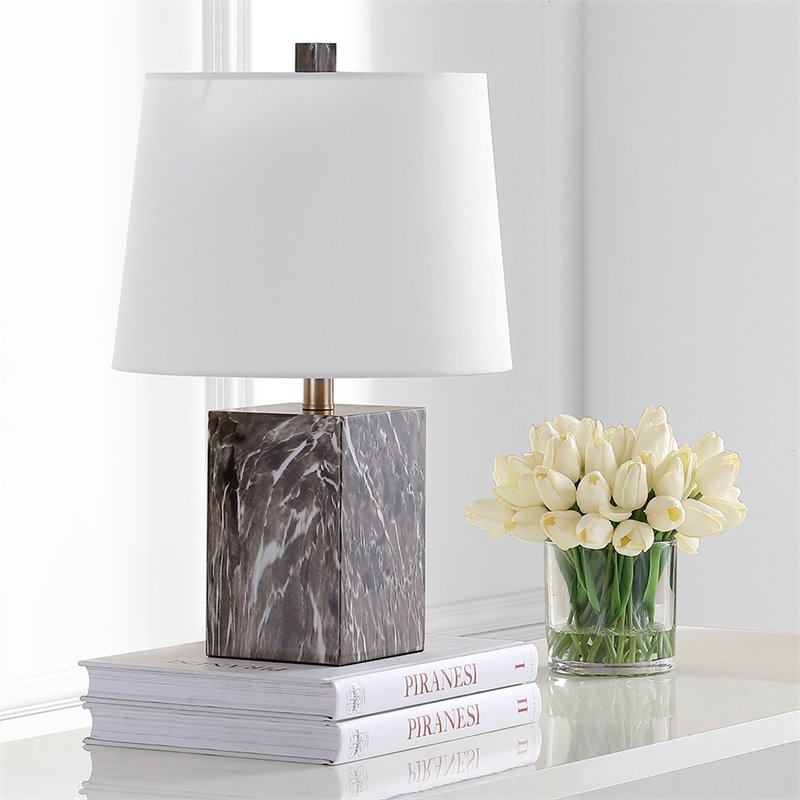 Safavieh Brett Table Lamp in Brown and Off White