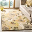Safavieh Martha Stewart 5' x 8' Hand Tufted Wool Rug in Gold and Brown
