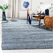 Safavieh Montauk 5' x 8' Hand Woven Jute Rug in Blue