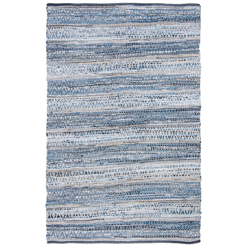 Safavieh Montauk 5' x 8' Hand Woven Jute Rug in Blue