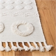 Safavieh Natura 8' x 10' Hand Woven Wool Rug in Ivory