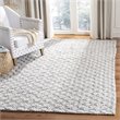 Safavieh Natura 3' x 5' Hand Woven Rug in Silver and Ivory