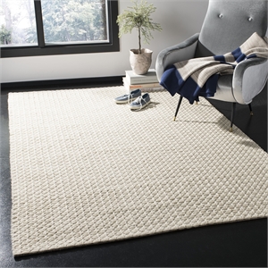 Safavieh Natura 6' Square Hand Woven Rug in Ivory