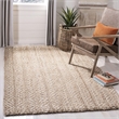 Safavieh Natural Fiber 4' x 6' Hand Woven Jute Rug in Natural
