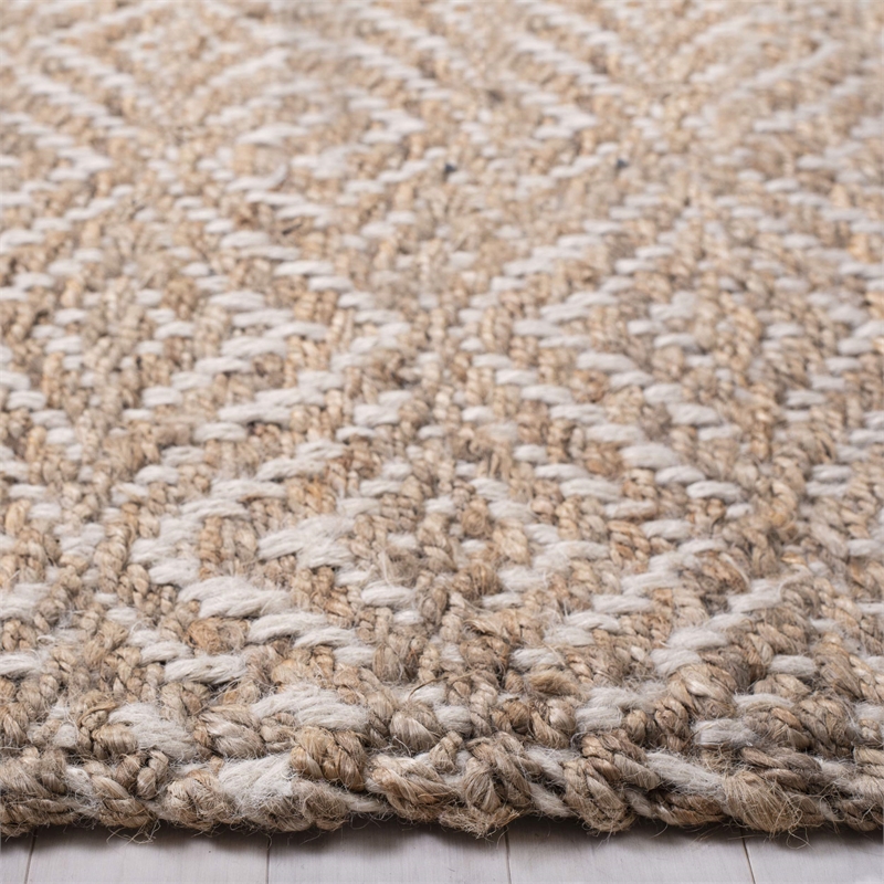 Safavieh Natural Fiber 9' x 12' Hand Woven Jute Rug in Natural