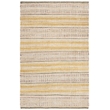 Safavieh Natural Fiber 3' x 5' Hand Woven Jute Rug in Ivory and Gold