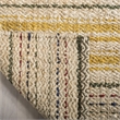 Safavieh Natural Fiber 6' Square Hand Woven Jute Rug in Ivory and Gold