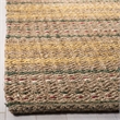 Safavieh Natural Fiber 6' x 9' Hand Woven Jute Rug in Natural and Gold