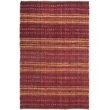 Safavieh Natural Fiber 5' x 8' Hand Woven Jute Rug in Red and Gold