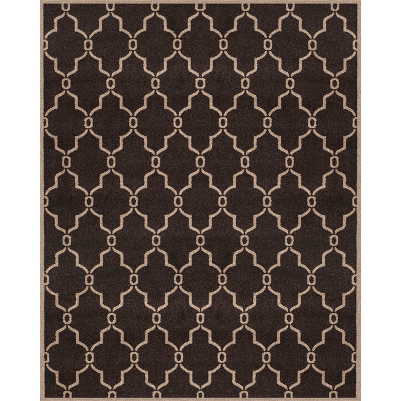 Safavieh Newport 8' x 10' Rug in Chocolate and Wheat