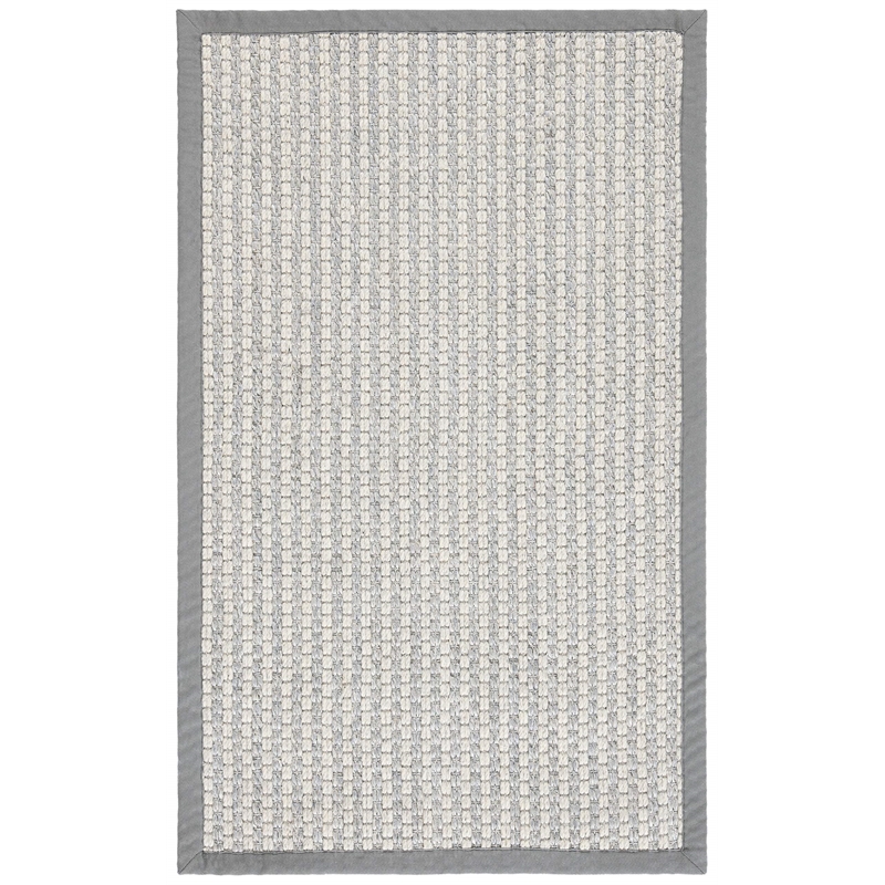 Safavieh Palm Beach 3' x 5' Hand Knotted Rug in Gray and Ivory