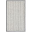 Safavieh Palm Beach 3' x 5' Hand Knotted Rug in Gray and Ivory