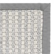 Safavieh Palm Beach 3' x 5' Hand Knotted Rug in Gray and Ivory