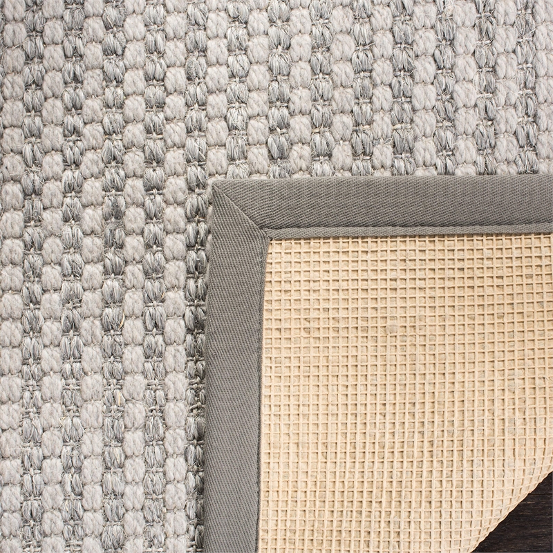 Safavieh Palm Beach 3' x 5' Hand Knotted Rug in Gray and Ivory