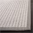 Safavieh Palm Beach 5' x 8' Hand Knotted Rug in Gray and Ivory