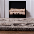 Safavieh Royalty 6' x 9' Hand Tufted Wool Rug in Silver and Charcoal