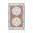Safavieh Saffron 3' x 5' Hand Loomed Wool Rug in Taupe and Ivory