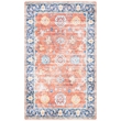 Safavieh Saffron 3' x 5' Rug in Rust and Navy
