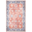 Safavieh Saffron 4' x 6' Rug in Rust and Navy