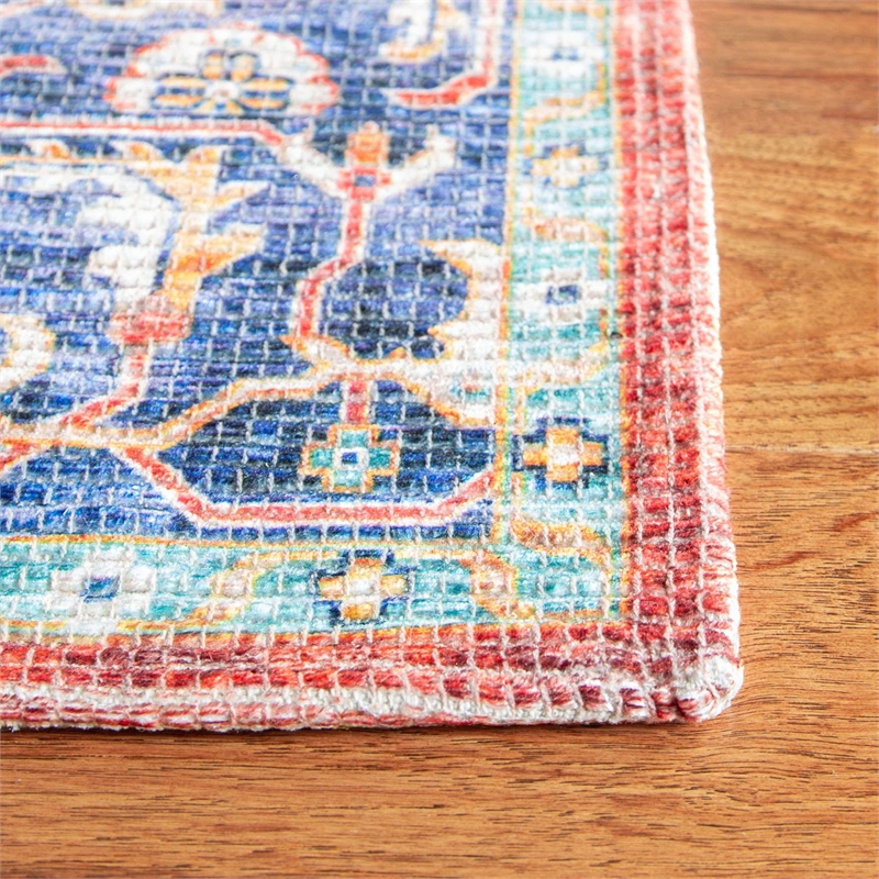 Safavieh Saffron 4' x 6' Rug in Rust and Navy