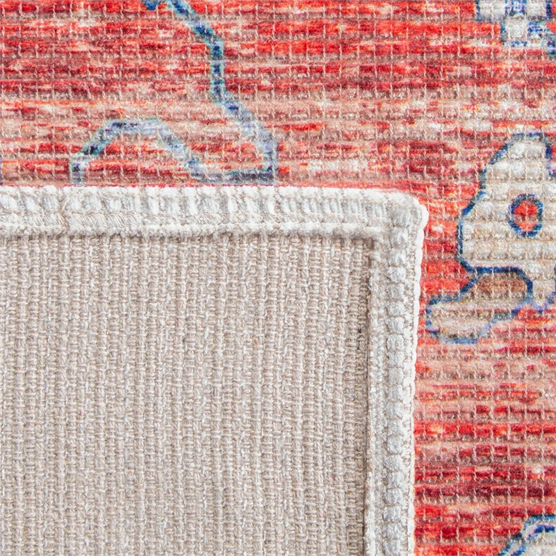 Safavieh Saffron 4' x 6' Rug in Rust and Navy