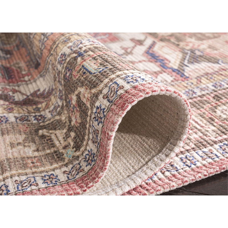 Safavieh Saffron 4' x 6' Rug in Rust and Ivory