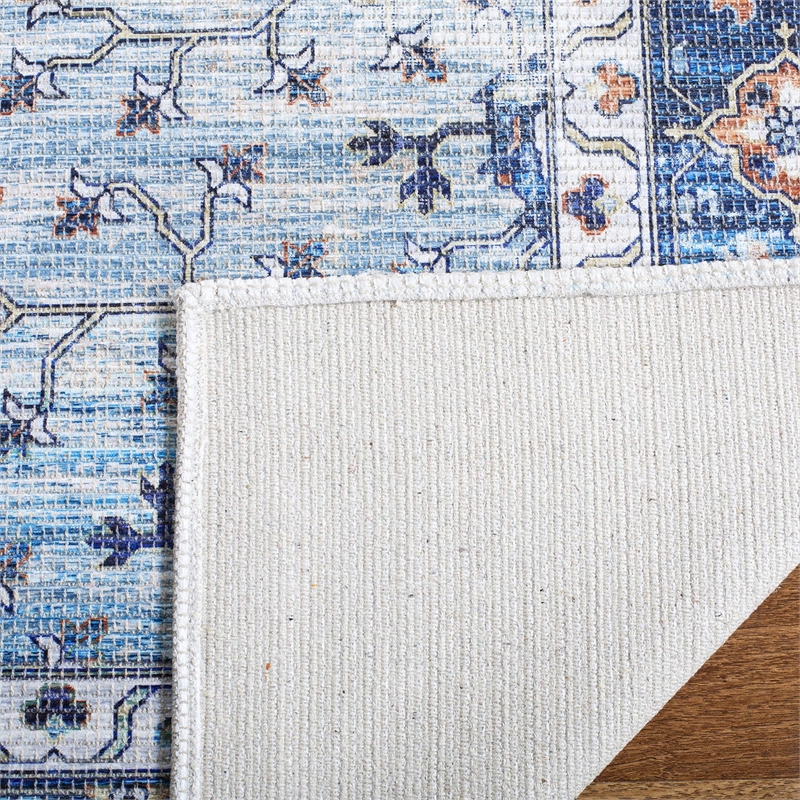Safavieh Saffron 4' x 6' Rug in Blue and Ivory