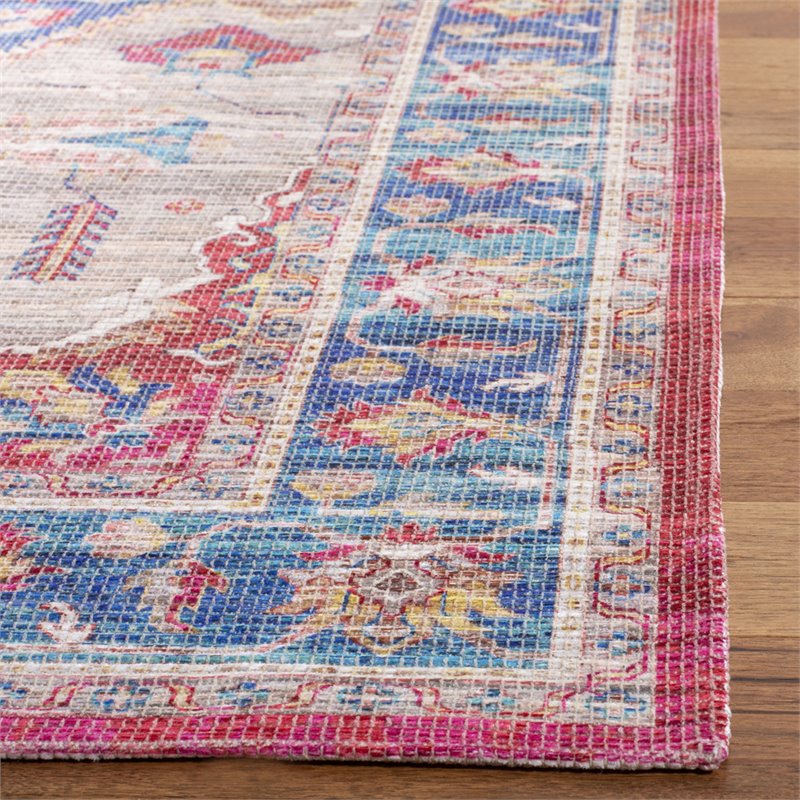 Safavieh Saffron 5' x 8' Rug in Rust and Ivory