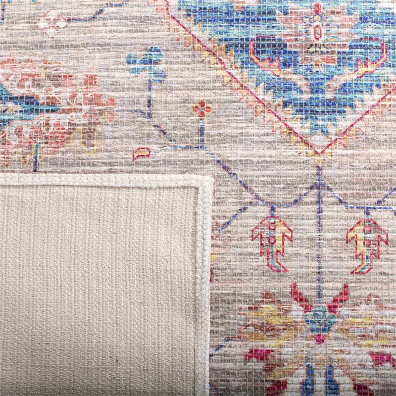 Safavieh Saffron 5' x 8' Rug in Rust and Ivory