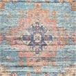 Safavieh Saffron 3' x 5' Hand Loomed Rug in Rust and Blue