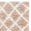 Safavieh Dallas 3' x 5' Shag Rug in Beige and Ivory