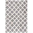 Safavieh Dallas 4' x 6' Shag Rug in Gray and Ivory