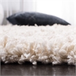 Safavieh 4' x 6' Hand Woven Sheep Shag Rug in Ivory