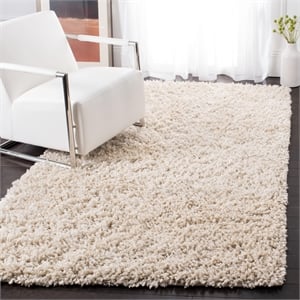Safavieh 5' x 8' Hand Woven Sheep Shag Rug in Ivory