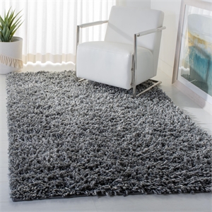 Safavieh 4' x 6' Hand Woven Sheep Shag Rug in Gray