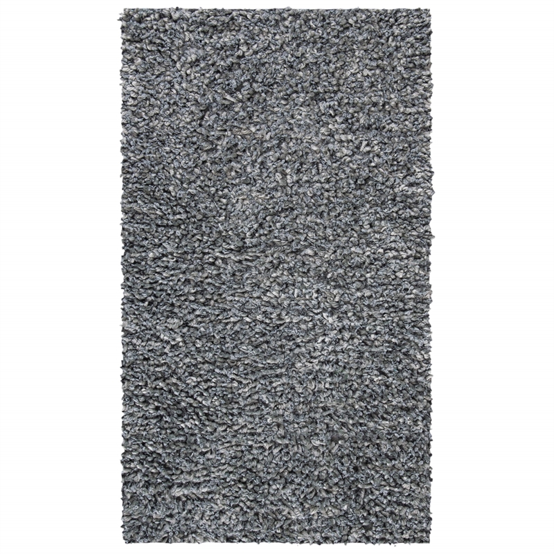 Safavieh 4' x 6' Hand Woven Sheep Shag Rug in Gray