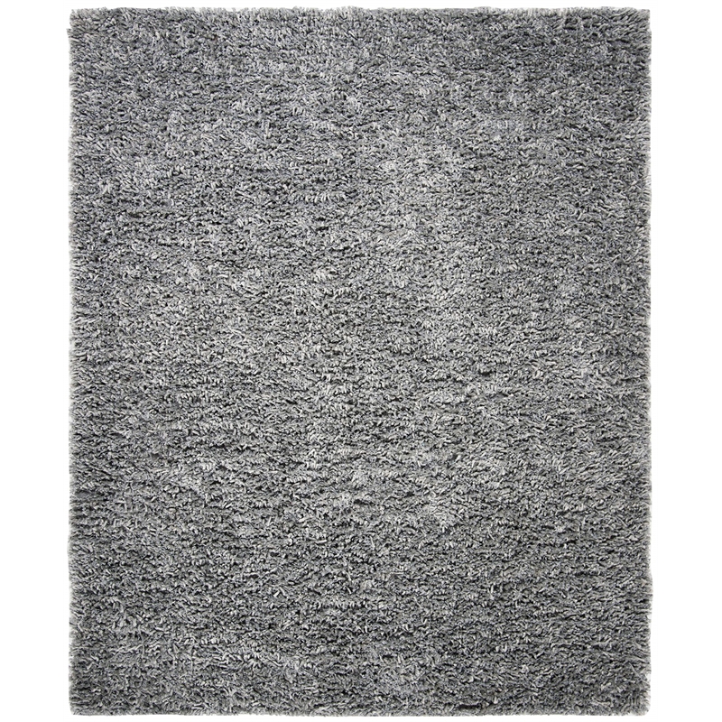 Safavieh 8' x 10' Hand Woven Sheep Shag Rug in Gray