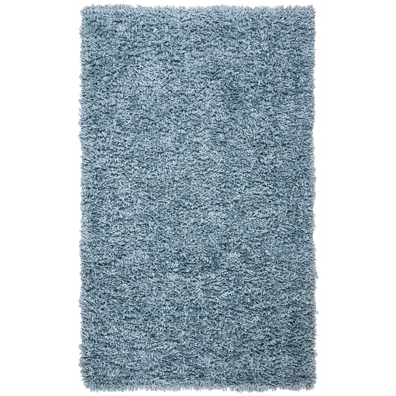 Safavieh 5' x 8' Hand Woven Sheep Shag Rug in Aqua
