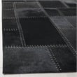 Safavieh Studio 3' x 5' Hand Woven Leather Rug in Black
