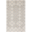 Safavieh Stone Wash 4' x 6' Hand Knotted Rug in Ivory and Blue