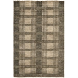 Safavieh Tibetan 5' x 8' Hand Loomed Wool Rug in Charcoal