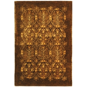 Safavieh Taj Mahal 5' X 8' Wool Pile Hand Tufted Rug In Olive