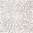 Safavieh Trace 5' x 8' Hand Tufted Wool Rug in Charcoal and Ivory